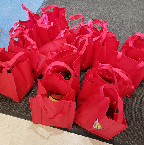 bags of groceries