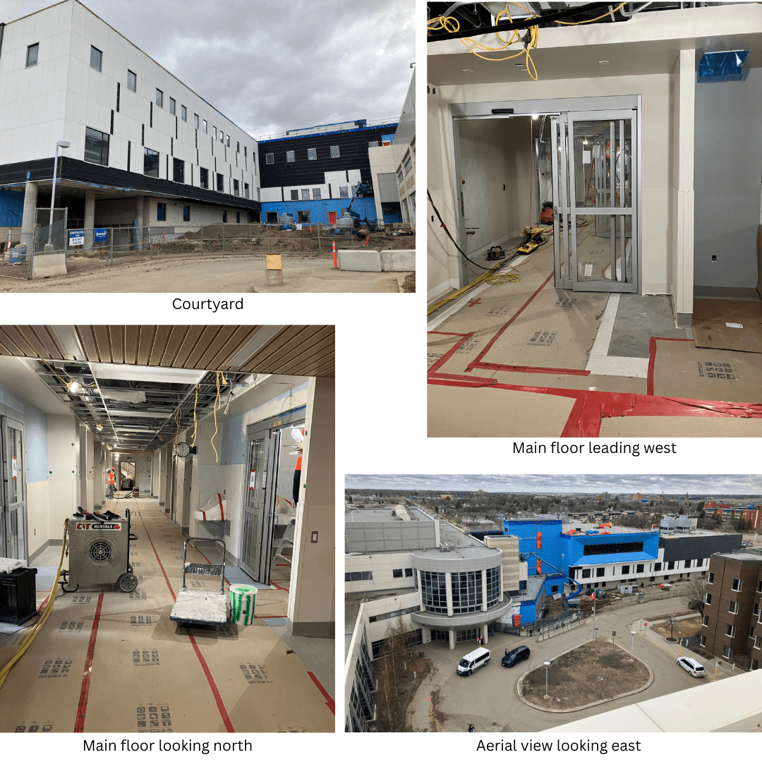 Construction on Brandon Clinical Spaces