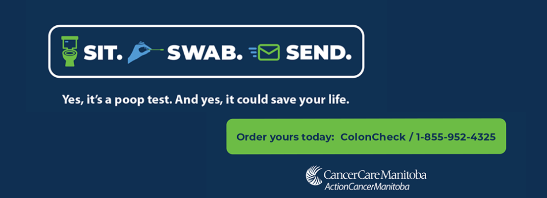 Sit Swab Send Colon Cancer Awareness Month