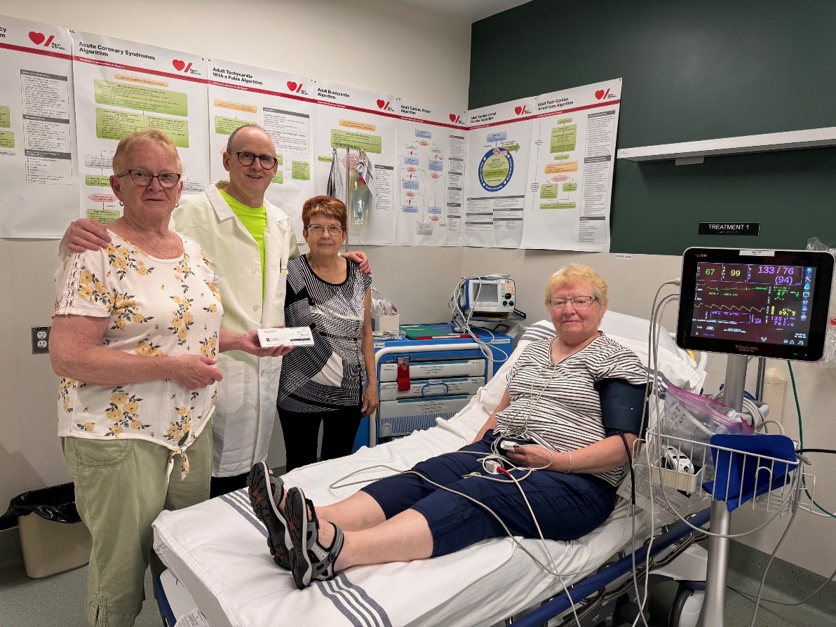 Donation of Cardiac Monitoring System for the Souris Health Centre